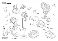 Bosch 3 601 JK4 000 Gds 18V-450 Hc Impact Wrench 18 V / Eu Spare Parts